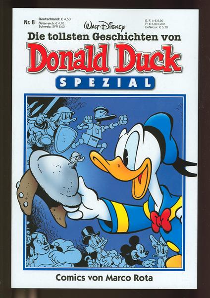 Die tollsten Geschichten von Donald Duck Spezial 8: Comics von Marco Rota