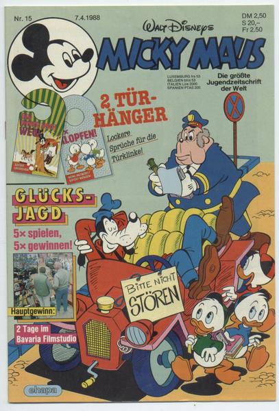 Micky Maus 1988: Nr. 15: