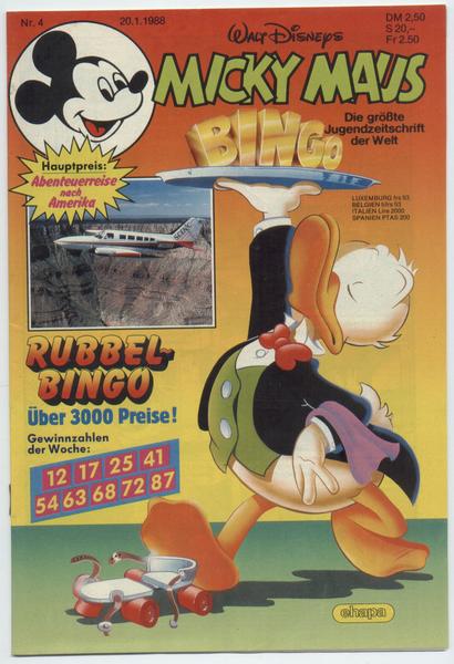 Micky Maus 1988: Nr. 4: