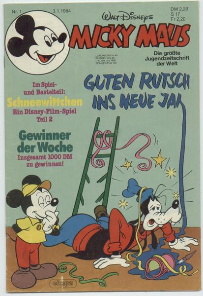 Micky Maus 1984: Nr. 1: