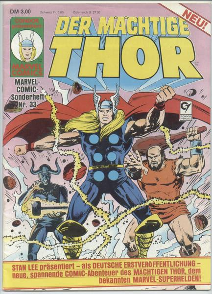 Marvel Comic-Sonderheft 33: Der mächtige Thor