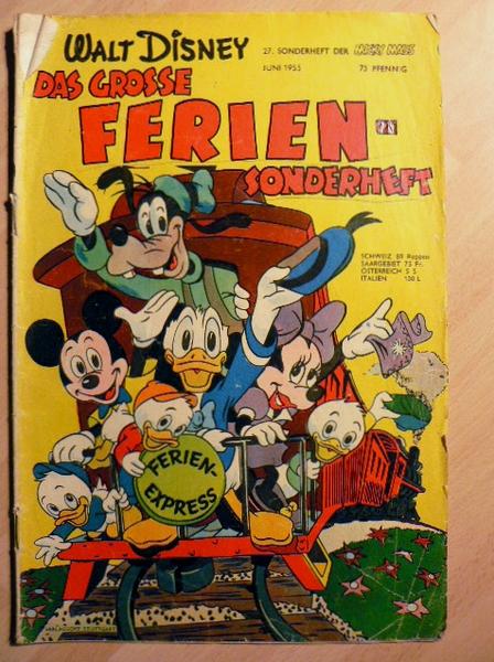 Micky Maus Sonderheft 27: Das grosse Ferien-Sonderheft
