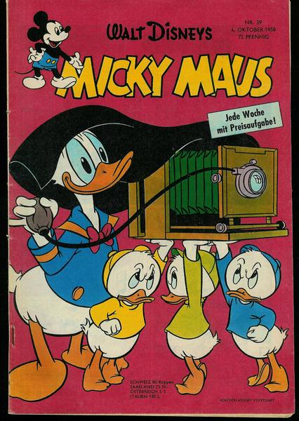 Micky Maus 1958: Nr. 39: