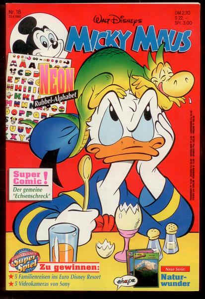 Micky Maus 1992: Nr. 18: