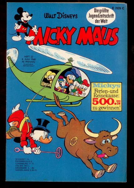 Micky Maus 1968: Nr. 23: