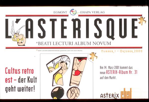 L´Asterisque Nr. 1 2000