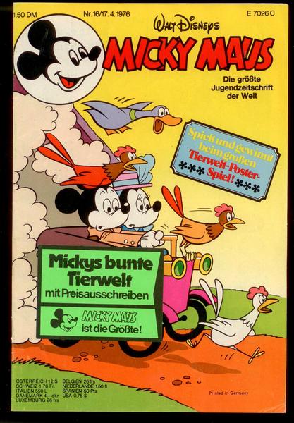 Micky Maus 1976: Nr. 16: