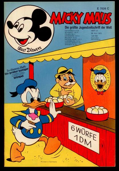 Micky Maus 1972: Nr. 31:
