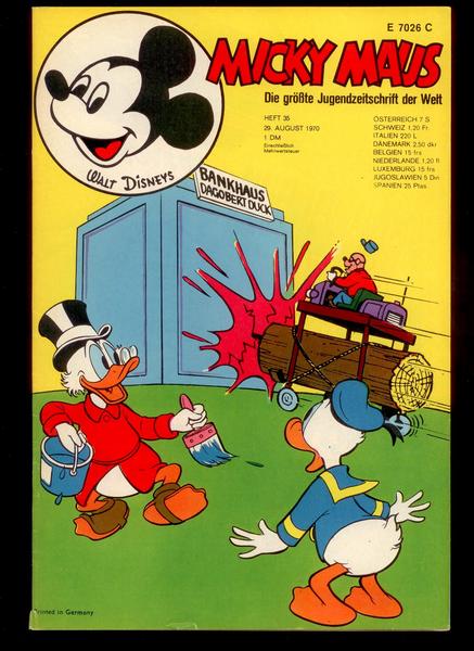 Micky Maus 1970: Nr. 35: