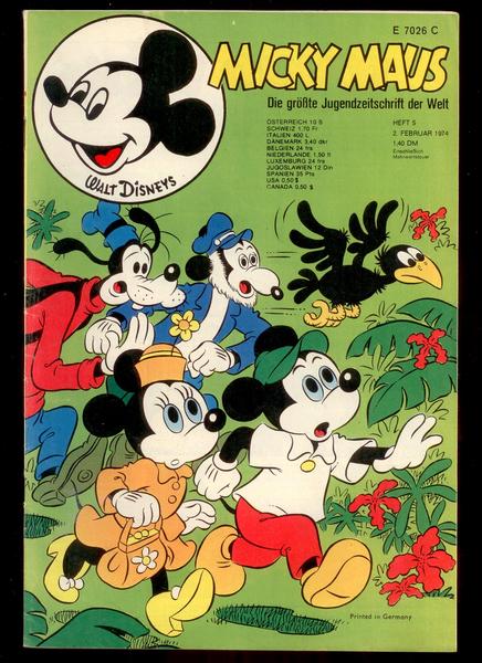 Micky Maus 1974: Nr. 5: