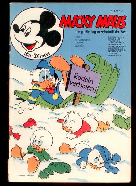 Micky Maus 1974: Nr. 6: