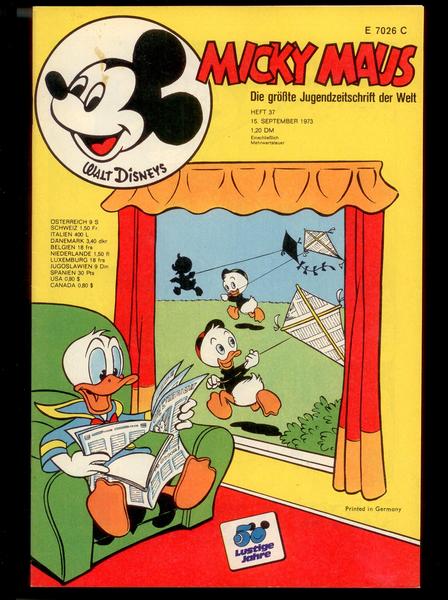 Micky Maus 1973: Nr. 37: