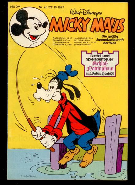 Micky Maus 1977: Nr. 43: