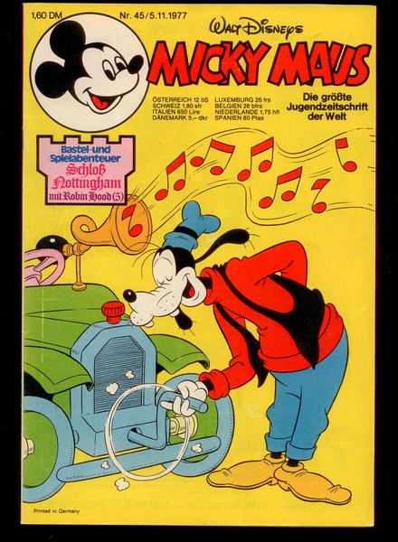 Micky Maus 1977: Nr. 45: