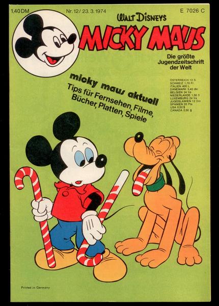 Micky Maus 1974: Nr. 12: