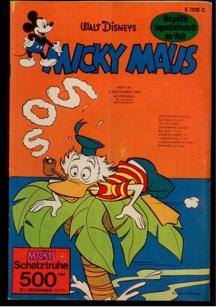 Micky Maus 1969: Nr. 49: