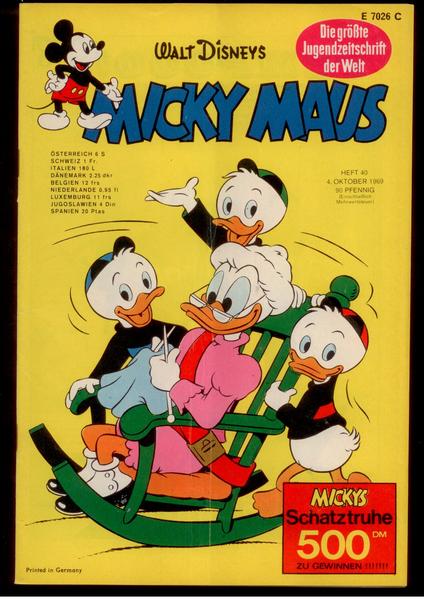 Micky Maus 1969: Nr. 40: