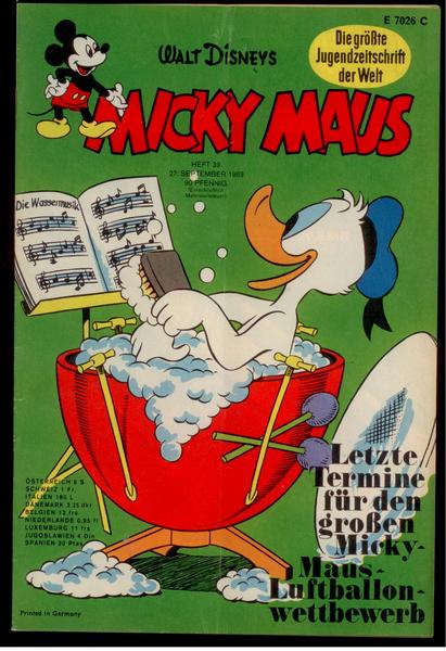 Micky Maus 1969: Nr. 39: