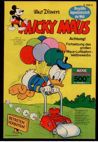 Micky Maus 1969: Nr. 37: