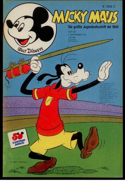 Micky Maus 1973: Nr. 36: