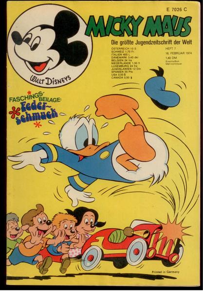 Micky Maus 1974: Nr. 7: