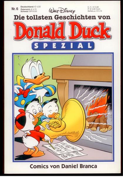 Die tollsten Geschichten von Donald Duck Spezial 6: Comics von Daniel Branca