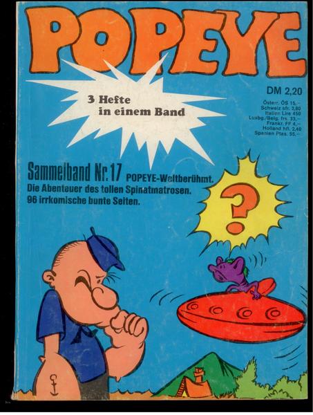 Popeye Sammelband Nr. 17