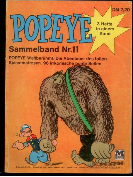 Popeye Sammelband Nr. 11