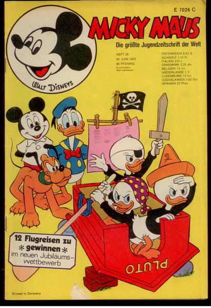 Micky Maus 1970: Nr. 25: