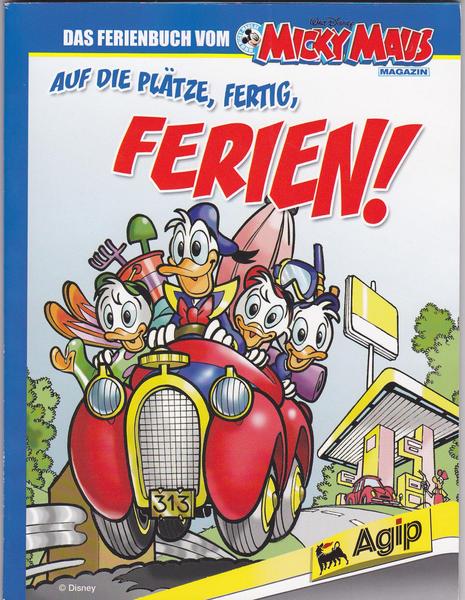 Disney Werbecomic von Agip. Auf die Plätze, fertig, Ferien !