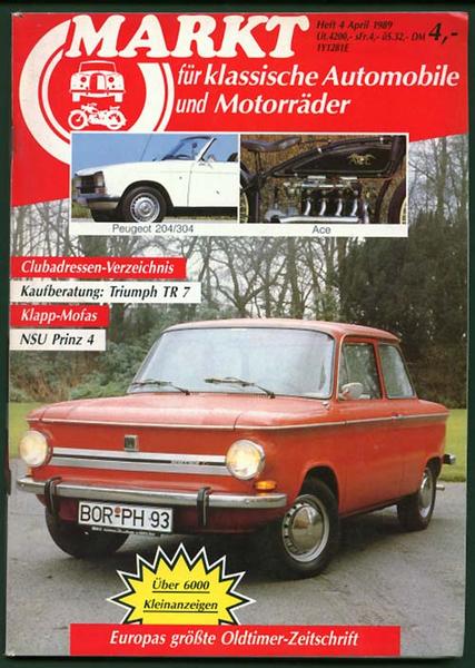Markt 1989 Heft 4 - Autozeitschrift