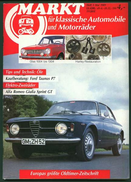 Markt 1989 Heft 5 - Autozeitschrift