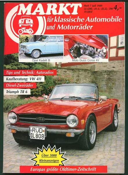 Markt 1989 Heft 7 - Autozeitschrift