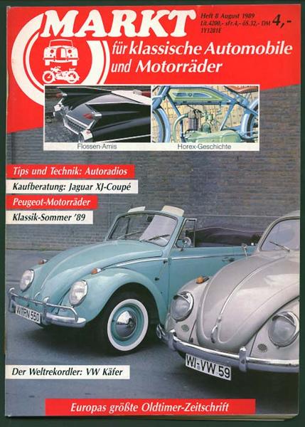 Markt 1989 Heft 8 - Autozeitschrift