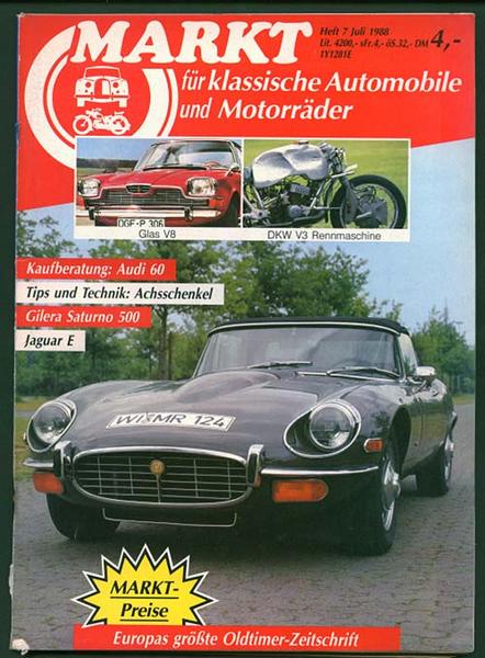 Markt 1988 Heft 7 - Autozeitschrift