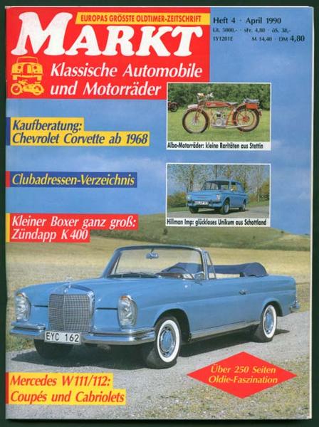 Markt 1990 Heft 4 - Autozeitschrift