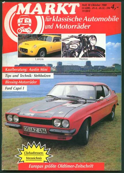 Markt 1988 Heft 10 - Autozeitschrift